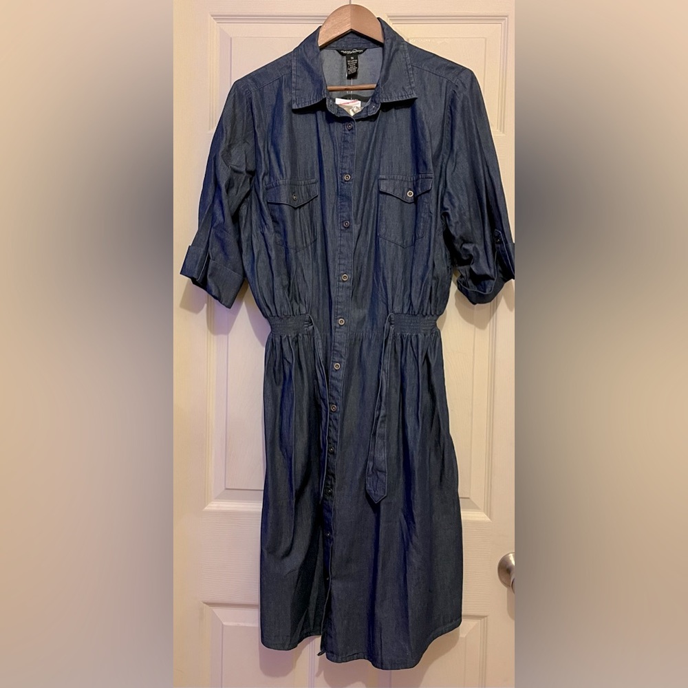 Women’s blue Jean denim dress